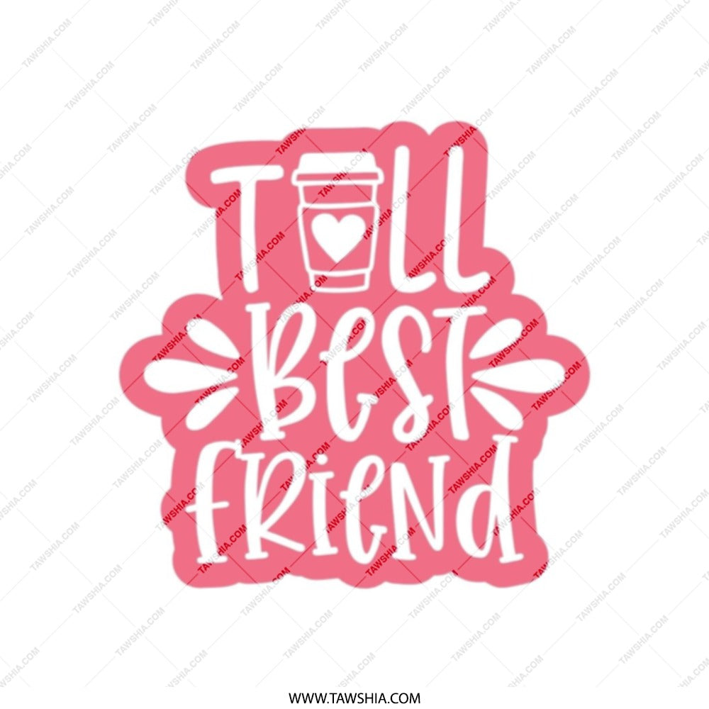 Best Friend Tote Bag, Coffee Lover Gift, Friend Gift, Cute Tote Bag, Everyday Tote, Gift for Her, Trendy Tote, Gift for Bestie - Tawshia