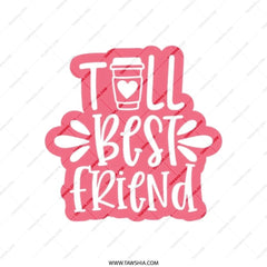 Best Friend Tote Bag, Coffee Lover Gift, Friend Gift, Cute Tote Bag, Everyday Tote, Gift for Her, Trendy Tote, Gift for Bestie - Tawshia
