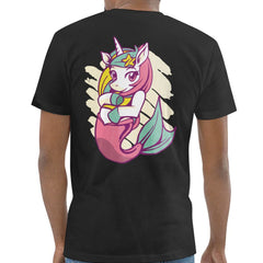 Stylish Pink Unicorn Mermaid Graphic T-Shirt product