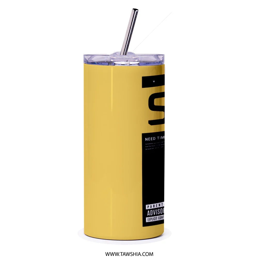 Stylish Insulated Yellow Travel Mug for All Beverages product