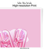 Pink Popsicle Photographic Prints, Trendy Wall Art, Candy Illustration, Sweet Summer Decor, Food Photography, Kitchen Art Print, Home Decor - Tawshia