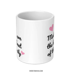 Mothers Heartbeat Family Mug, Mom Gift, Mothers Day Gift, Best Mom Ever, Family Love, Coffee Mug, Tea Cup, Heart Mug - Tawshia