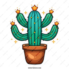 Cute Cactus Mug, Desert Plant Coffee Cup, Southwestern Decor, Succulent Lover Gift, Botanical Mug, Quirky Mug - Tawshia