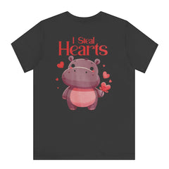 I Steal Hearts Cute Hippopotamus T-shirt product type
