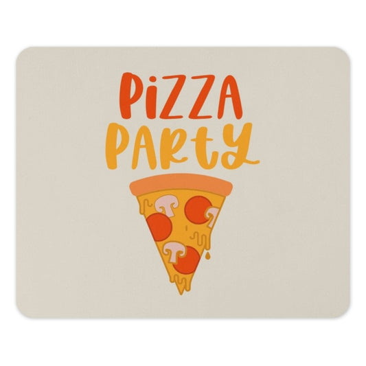 Pizza Party Mouse Pad, Fun Food Mousepad, Novelty Desk Decor, Office Gift, Pizza Lover Gift, Foodie Gift Idea, Cute Mouse Pad - Tawshia