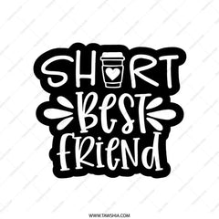 Short Best Friend Coffee Pillow, Friendship Gift, Besties Cushion, Friend Throw Pillow, Cute Pillow for Friends, Decorative Pillow - Tawshia