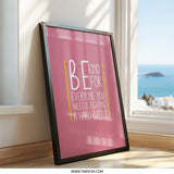 Be Kind Wall Art, Inspirational Quote Print, Positive Affirmation Decor, Motivational Art, Home Decor, Kindness Matters, Wall Decor - Tawshia