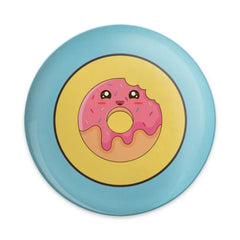 Cute Donut Pinback Button, Kawaii Food Button, Pink Glaze Donut, Sweet Treat Badge, Funny Donut Pin, Snack Lover Gift, Dessert Button - Tawshia