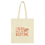 I Read Past My Bedtime Book Lovers Tote Bag product type