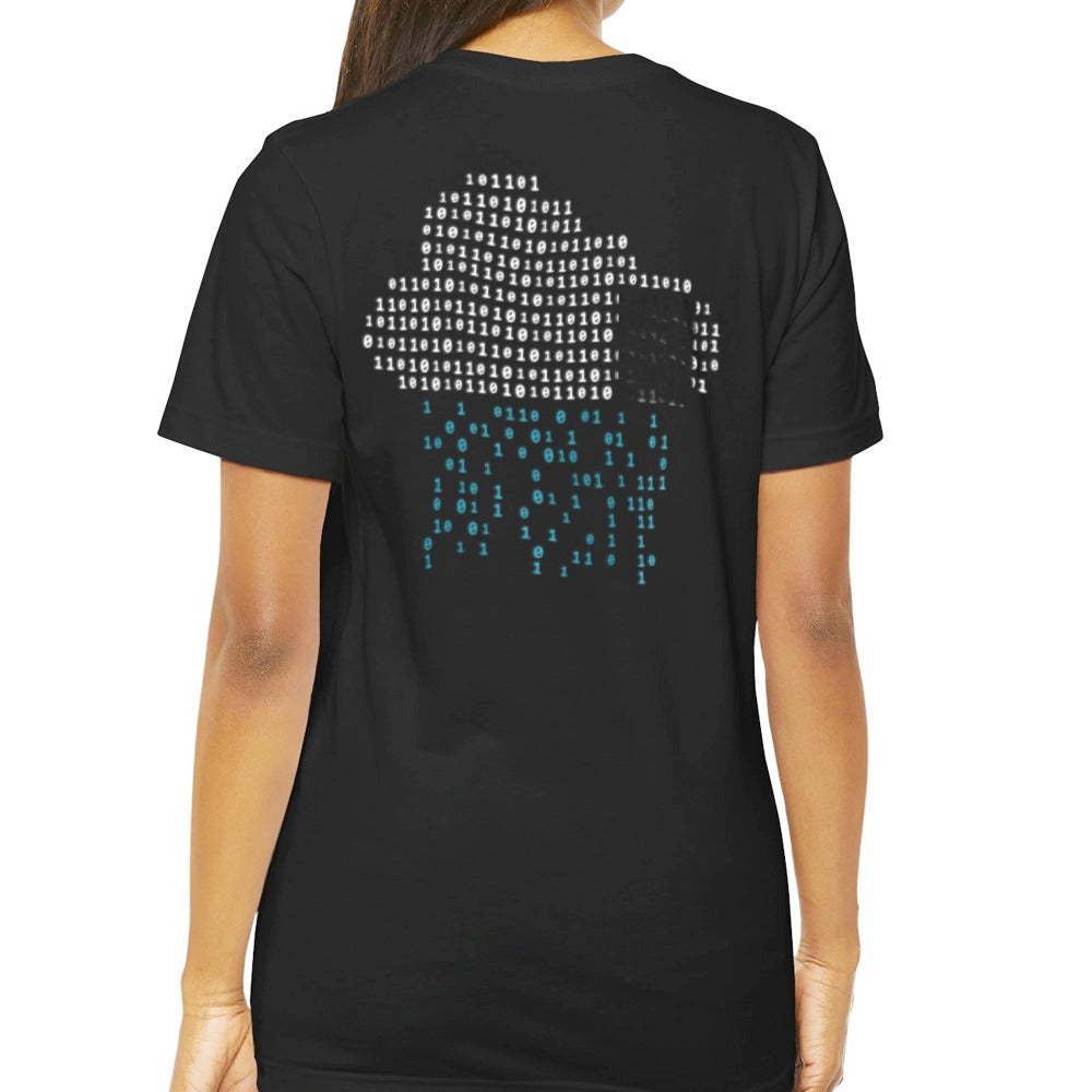 Binary Code Graphic Print Casual T-Shirt product