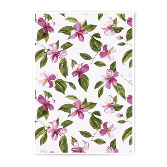 Floral Photographic Print, Pink Flower Art Print, Botanical Wall Decor, Floral Home Decor, Flower Print, Floral Illustration (138 - Tawshia