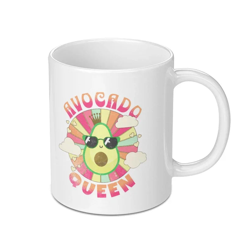 Avocado Queen Novelty Coffee Mug for Funny Product Type