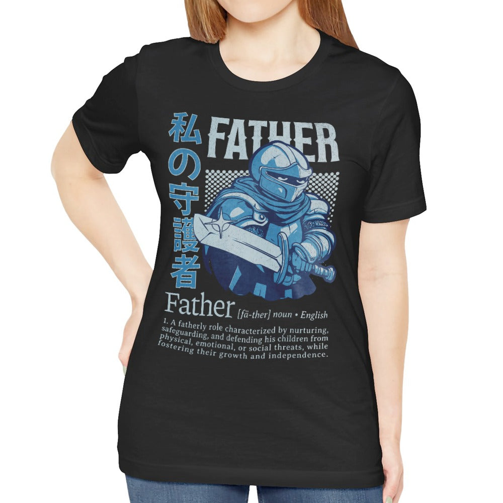 Anime Style Father Role Character Graphic T-shirt product