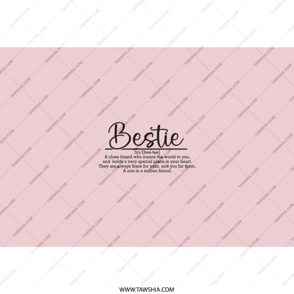 Bestie Tumbler, Friendship Gift, Best Friend Ever, Unique Gift for Bestie, Personalized Tumbler, Custom Bestie Tumbler - Tawshia
