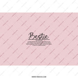 Bestie Tumbler, Friendship Gift, Best Friend Ever, Unique Gift for Bestie, Personalized Tumbler, Custom Bestie Tumbler - Tawshia