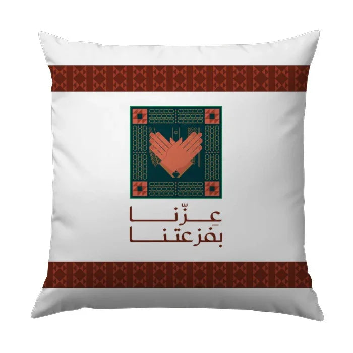 Artistic Love Hand Design Decorative Pillow product type