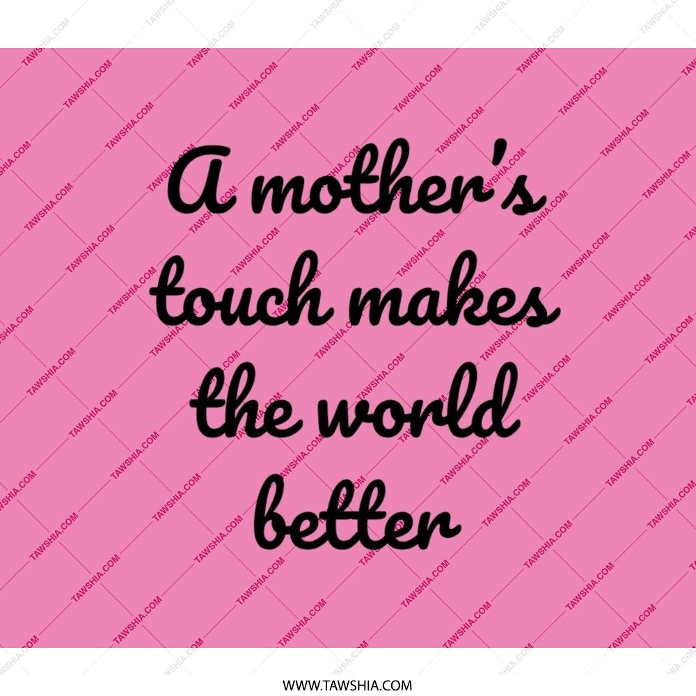 Mother's Touch Backpack, Gift For Mom, Mom Backpack, Pink Backpack, Backpack For Women, Appreciation Backpack (134) - Tawshia