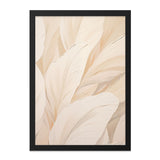 Beige Feather Wall Art, Neutral Abstract Art, Minimalist Home Decor, Large Wall Decor, Feather Print, Modern Wall Art, Living Room Decor - Tawshia