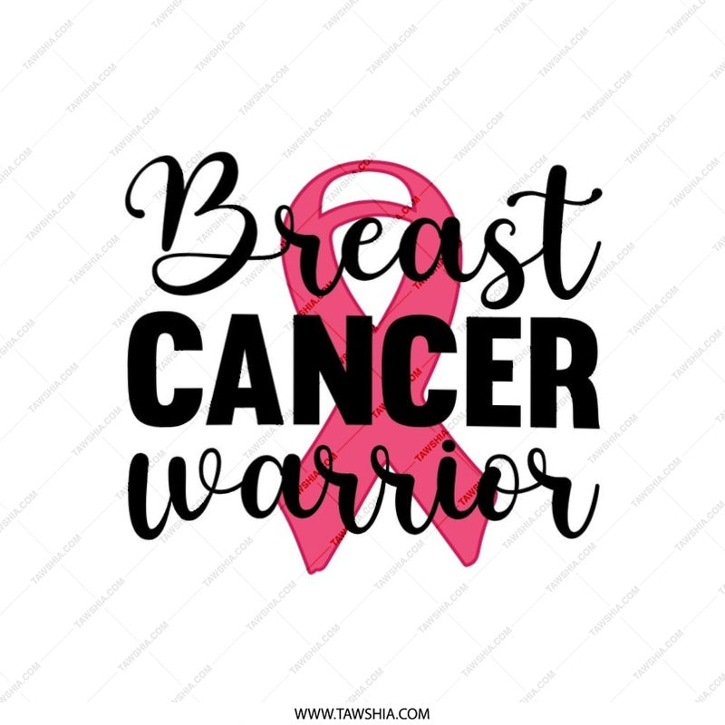 Breast Cancer Warrior Pillow, Pink Ribbon Design, Inspirational Gift, Survivor Support, Hope Decor, Awareness Pillow, Fight Like a Girl - Tawshia
