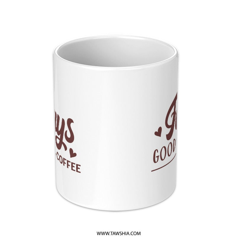 Todays Good Mood Coffee Mug, Coffee Lover Gift, Funny Coffee Mug, Gift for Coworker, Caffeine Addict Mug, Morning Coffee, Cute Mug - Tawshia