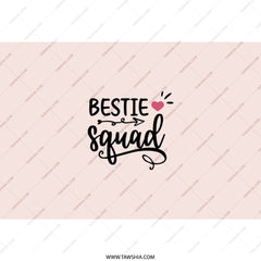 Bestie Squad Tumbler, Friendship Gift, Best Friends Tumbler, Gift For Bestie, Best Friend Squad, Custom Tumbler, Stainless Steel Tumbler - Tawshia