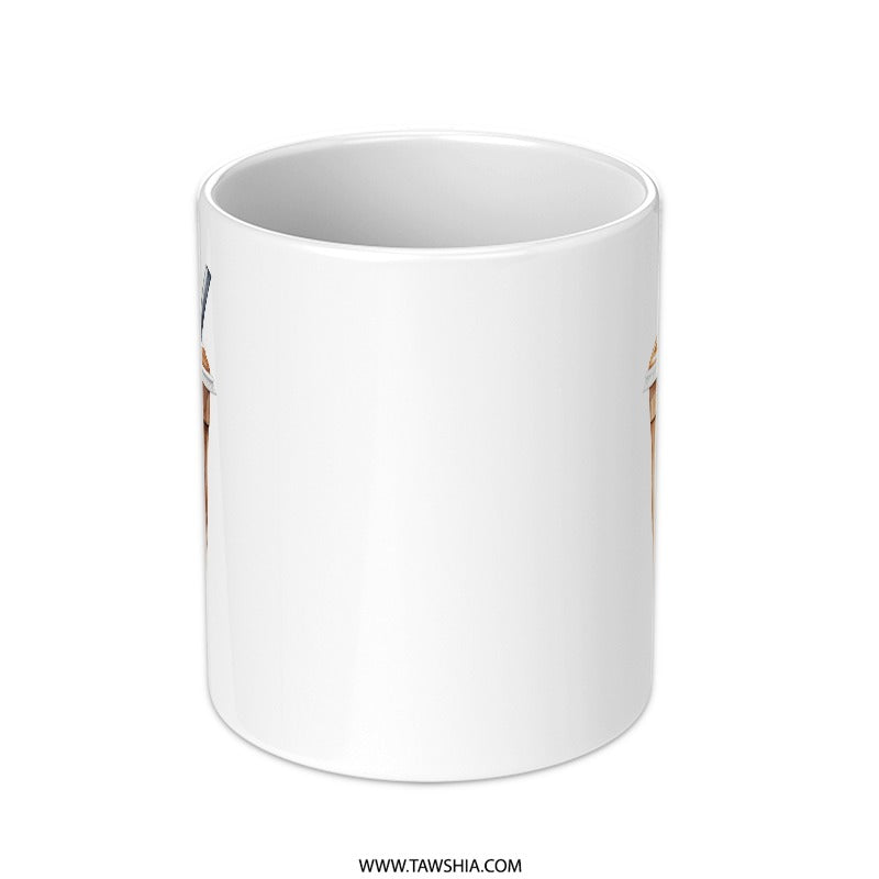 Iced Coffee Mug, Frappe Mug, Watercolor Coffee Cup, Coffee Lover Gift, Caffeine Addict Mug, Drinkware, Beverage Mug, Novelty Mug - Tawshia