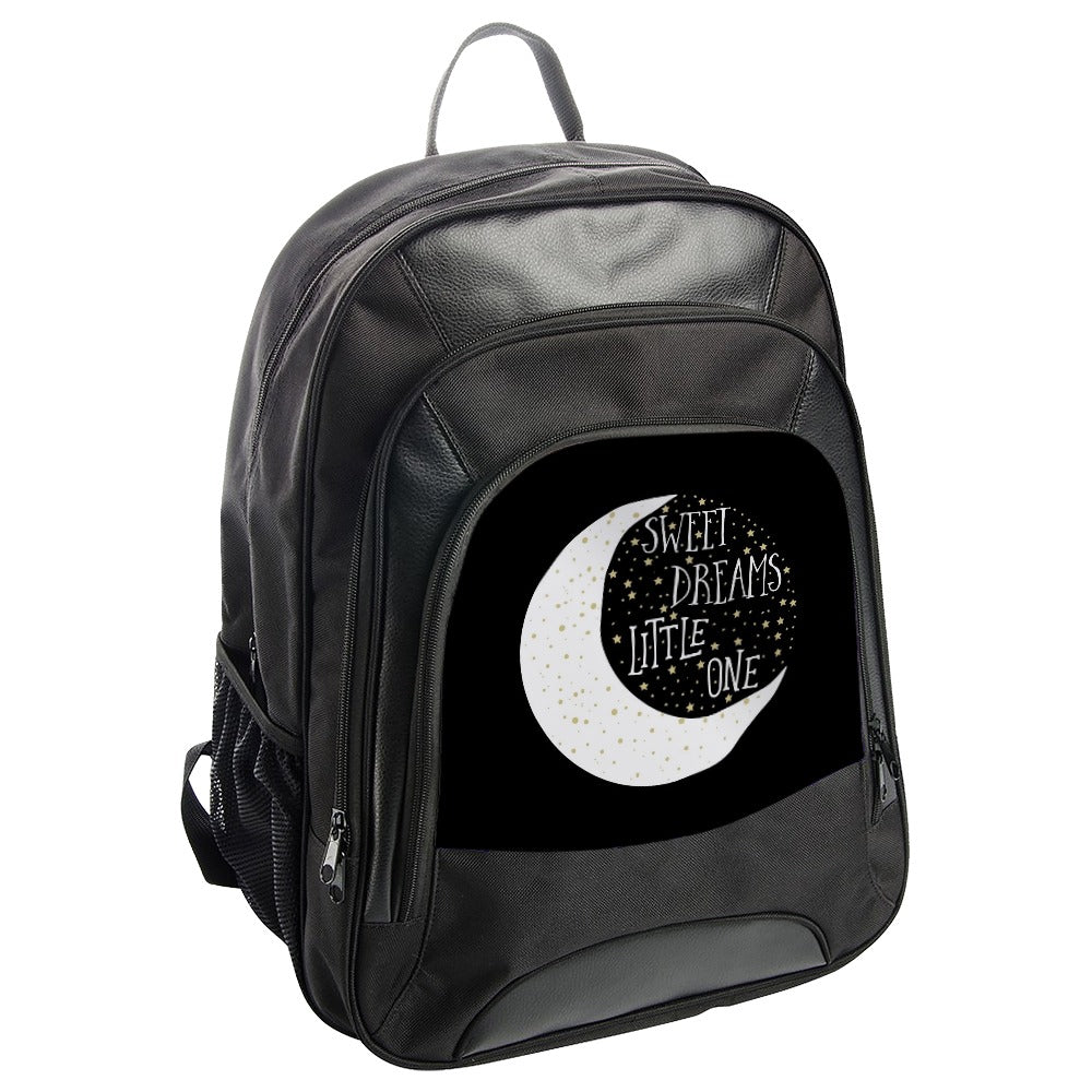 Sweet Dreams Little One Backpack, Crescent Moon Stars Backpack, Celestial Theme Backpack, Gift for Kids, School Backpack, Cute Backpack - Tawshia