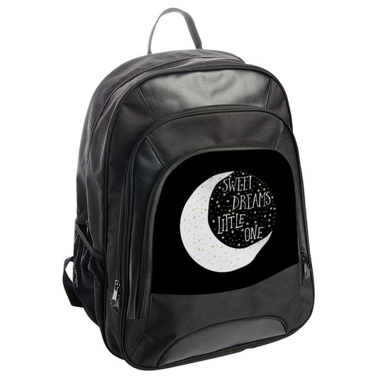 Sweet Dreams Little One Backpack, Crescent Moon Stars Backpack, Celestial Theme Backpack, Gift for Kids, School Backpack, Cute Backpack - Tawshia