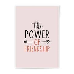 Friendship Photographic Prints, Power of Friendship, Inspirational Quote, Best Friend Gift, Home Decor, Friend Wall Art - Tawshia