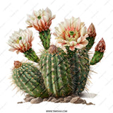 Cactus Flower Mug, Botanical Plant Art, Floral Design Mug, Desert Plant Mug, Garden Lover Gift, Unique Mug Gift, Spring Decor Mug - Tawshia