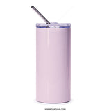 Love You Tumbler, Valentines Day Gift, Gift for Her, Heart Tumbler, Cute Tumbler, Pink Tumbler, Tumbler with Straw - Tawshia