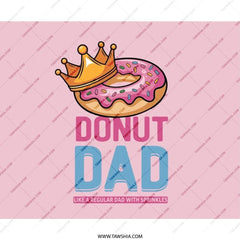 Donut Dad MousePad, Fathers Day Mouse Pad, Funny Dad Gift, Gift For Dad, Like A Regular Dad With Sprinkles, Gift For Dad, Dad Mousepad - Tawshia