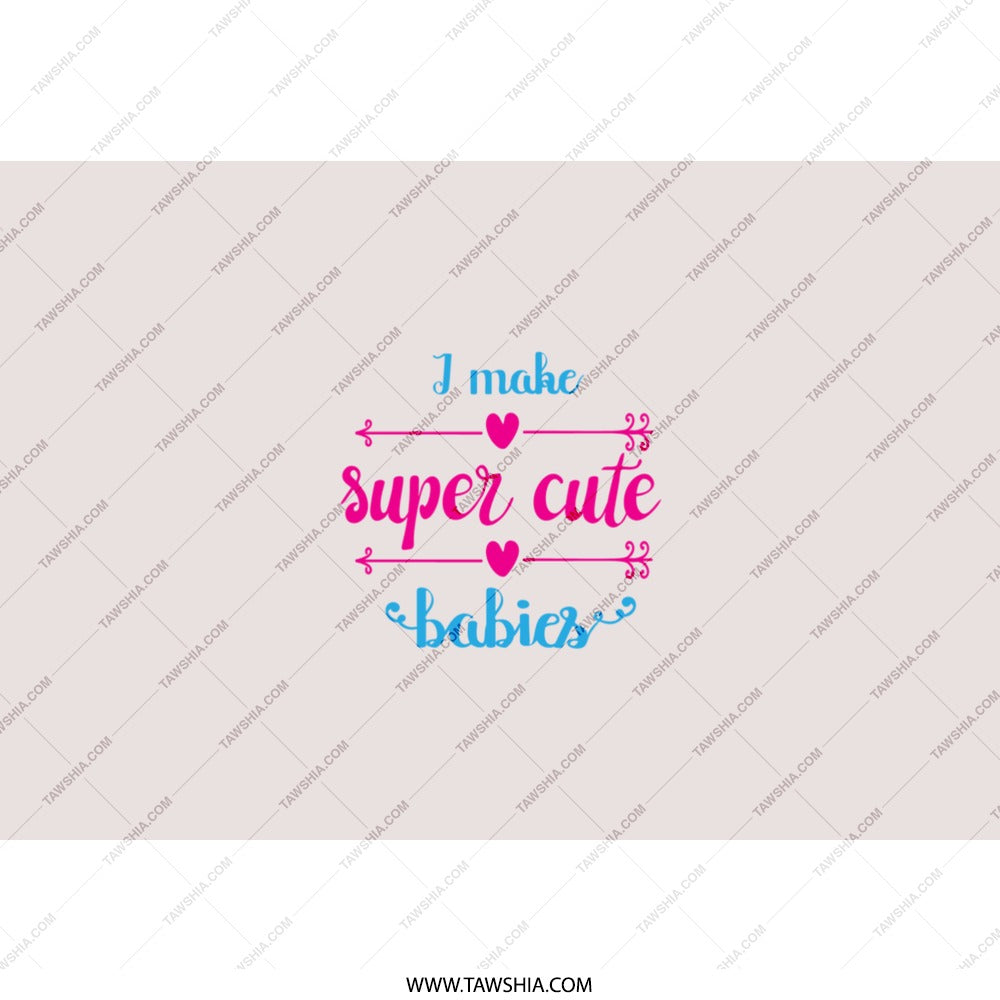 Super Cute Babies Tumbler, Funny Parent Gift, New Mom Tumbler, Pregnancy Gift, Mom To Be Cup, Cute Baby Shower Gift - Tawshia