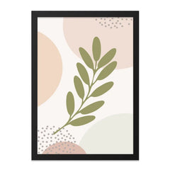 Minimalist Botanical Wall Art, Abstract Leaf Print, Modern Boho Decor, Neutral Tone Art Print, Plant Illustration, Home Decor Art - Tawshia