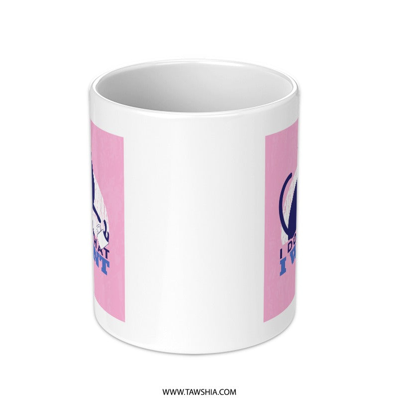 Unicorn I Do What I Want Design Mug product type