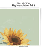 Sunflower Photographic Print, Floral Wall Art, Botanical Print, Kitchen Decor, Summer Art Print, Flower Photography, Home Decor Art - Tawshia
