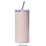 Floral Ice Cream Tumbler, Cute Tumbler, Unique Tumbler, Ice Cream Lover Gift, Summer Tumbler, Travel Tumbler, Gift For Her, Tumblers - Tawshia