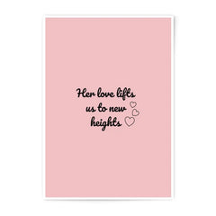 Love Lifts Photographic Prints, Inspirational Wall Art, Home Decor Prints, Modern Art Print, Hearts Print, New Heights Wall Decor - Tawshia