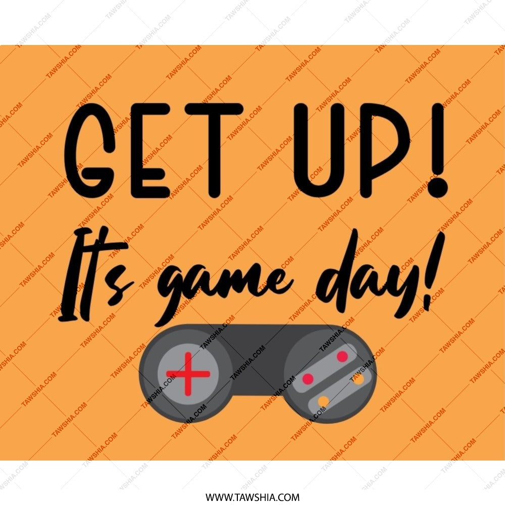 Get Up Its Game Day Mouse Pad, Video Game Lover Gift, Gamer Decor, Computer Accessories, Gaming Desk Setup, Gift For Him, Game Day - Tawshia