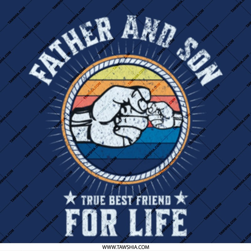 Father and Son True Best Friend for Life T-shirt product