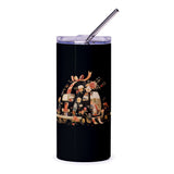 Floral Camper Tumbler, Travel Tumbler, Camping Tumbler, Gift For Her, Campervan Tumbler, Flower Tumbler, Road Trip Tumbler, Van Life Tumbler - Tawshia