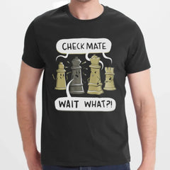 Check Mate Wait What Chess Graphic Novelty T-Shirt product