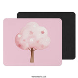 Cherry Blossom Mouse Pad, Pink Tree Mousepad, Floral Office Decor, Cute Desk Accessories, Aesthetic Mouse Mat, Computer Accessory - Tawshia