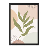 Abstract Leaf Wall Art, Botanical Print, Minimalist Art, Neutral Tone Decor, Modern Art Print, Home Decor, Living Room Art (139) - Tawshia