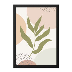 Abstract Leaf Wall Art, Botanical Print, Minimalist Art, Neutral Tone Decor, Modern Art Print, Home Decor, Living Room Art (139) - Tawshia
