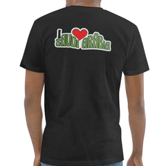 I Love Saudi Arabia Graphic Black T Shirt product type