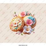 Mooncake Backpack, Floral Pastry Backpack, Food Lover Gift, Cute Backpack, Dessert Backpack, Stylish Backpack, School Backpack - Tawshia