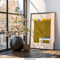 Natural Forces Wall Art, Abstract Figure Print, Modern Art Poster, Contemporary Wall Decor, Geometric Artwork, Home Decor, Gift Idea - Tawshia