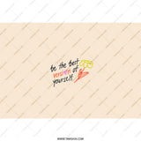 Best Version Tumbler, Motivational Quote Tumbler, Floral Tumbler, Positive Affirmation Tumbler, Inspirational Gift - Tawshia