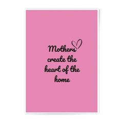 Mothers Heart Photographic Prints, Home Decor, Mother's Day Gift, Family Love, Wall Art, Pink Prints, Sentimental Art - Tawshia